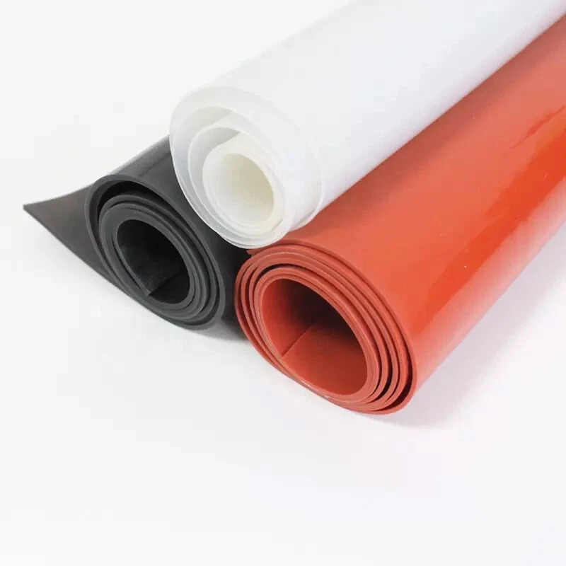 Silicone Film High Temp Thin Rubber Sheet Gasket Pad Super  Clear/White/Black/Red