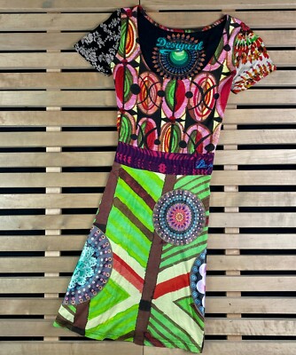 desigual panel short dress Desigual Women's Panel Short Dress