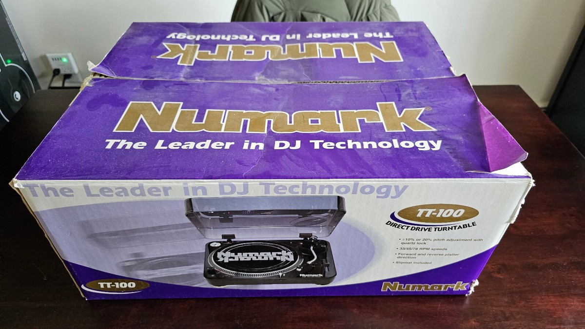 Numark TT-100 ベルトドライブターンテーブル カートリッジ付き 良品 Numark TT-100 Direct Drive Turntable Tested And Working | eBay