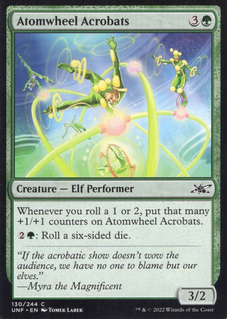 2X ATOMWHEEL ACROBATS 130/244 UNFINITY MTG MAGIC NM X2 (yourdeckbuilder)