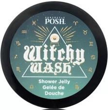 Perfectly Posh WITCHY WASH Shower Jelly Fresh Lavender Water Mint Body Wash 6 Oz