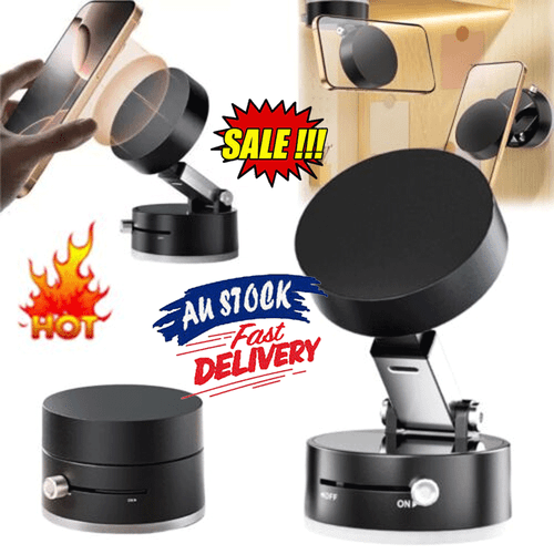 Vacuum Magnetic Suction Cup Car Phone Holder Stand Car Mount Foldable Holder QT - Picture 2 of 17