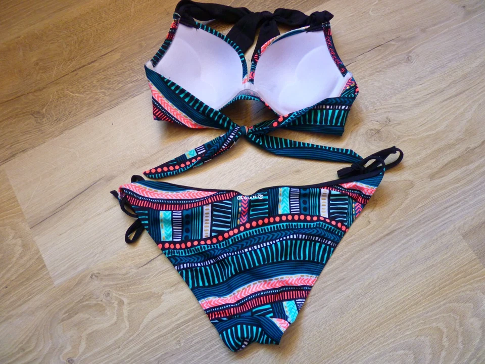 Maillot de bain femme decathlon 2 pièces ensemble TBE M 38 - Photo 3/4
