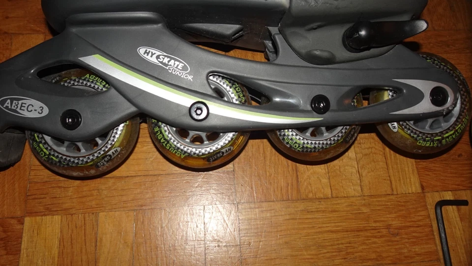 Inliner HY Skate Junior  Verstellbar 34-36, Kinder jugendlicher Rollerblades - Bild 4 von 4