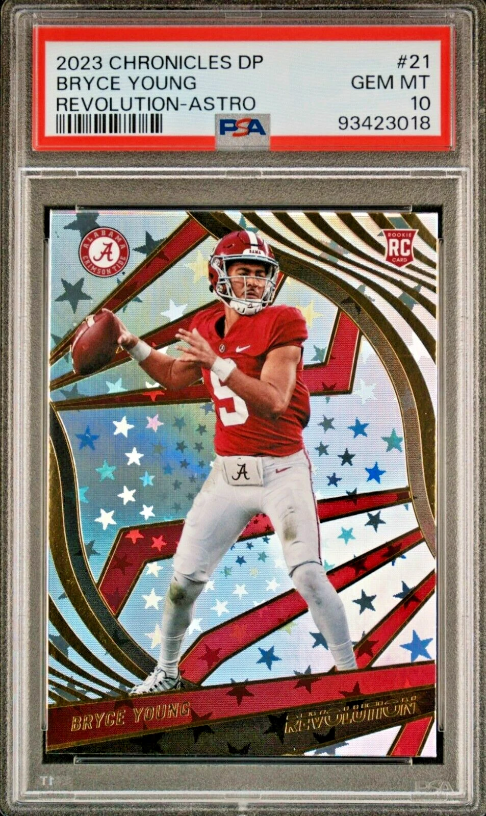 Bryce Young Panini Chronicles Draft Picks Revolution #21 Astro