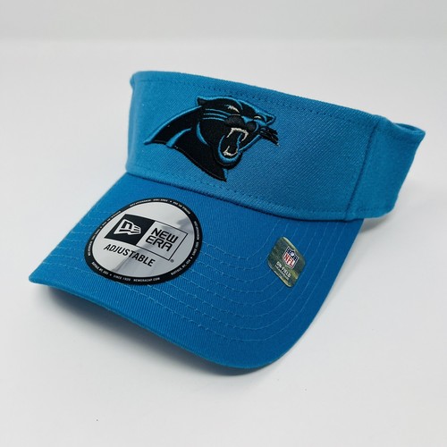 New Era Adjustable NFL Carolina Panthers On Field Visor Hat Cap NFC Blue Alt5