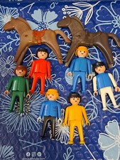 Vintage Playmobil Figures Lot
