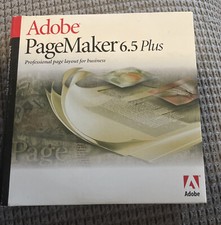 Adobe PageMaker 6.5 Plus for Mac - Full Version With Serial Numbers 2 Discs
