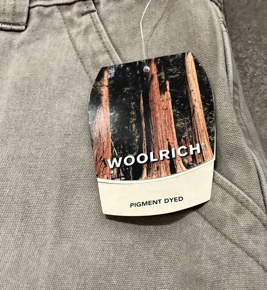 Pantalones Cortos Tácticos Woolrich Elite Series Para Hombre 34 Cintura Piedra Oscura Teñido con Pigmento Foto 3 de 4