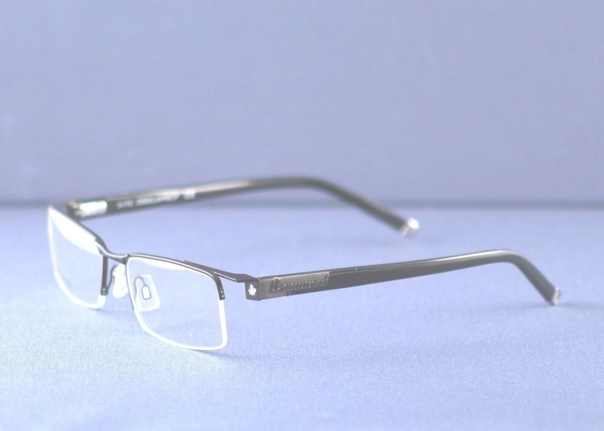 New DSquared2 Semi Rimless Optical Frame Black 53-18-140 New DSquared2 Semi Rimless Optical Frame Black 53-18-140
