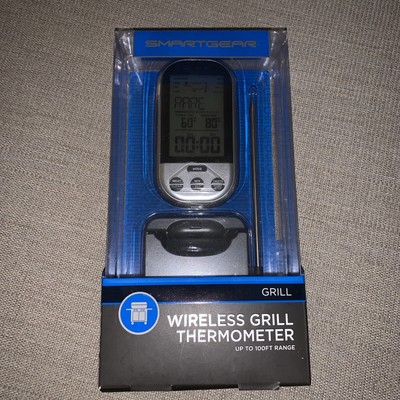 SmartGear Wireless Grill Thermometer 100FT RANGE BUILT IN TIMER POCKET CLIP!