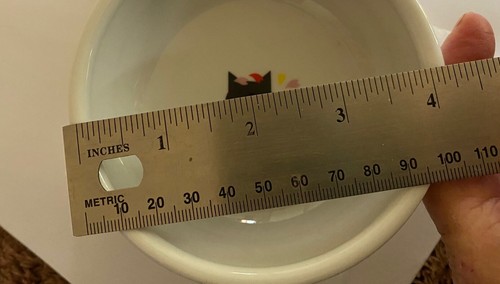 Neco Ichi Raised Ceramic Porcelain Sakura Cat Food Bowl Elevated New in Box - Picture 7 of 10