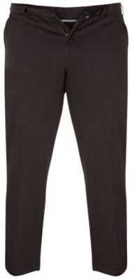 D555 Herren Übergröße Stretch Chino Mit Flexi Taille Größe 40 - 60,Leg 29,31,33