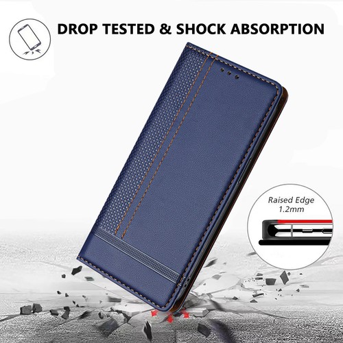Für Samsung Galaxy S24 S23 S22 S21 Leder Geldbörse magnetischer Klappständer Handyhülle - Bild 19 von 71