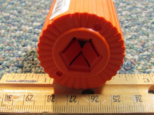 Cooper 15A 125V 3-Prong Round Orange Straight Male Plug - Picture 4 of 5