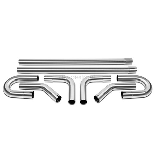 2 Inch (50mm) T304 Stainless Steel Exhaust Pipe Tube - 1 Meter (1000mm) Length