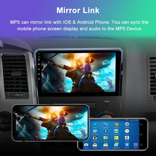 For Toyota Tundra 07-13 Sequoia 08-19 Carplay Car Stereo Radio GPS NAVI BT WiFi - Picture 10 of 16