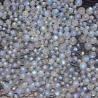 Natural Rainbow Moonstone Round 3x3 mm to 15x15 mm Cabochon Loose Gemstone