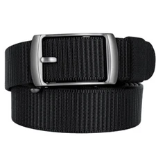 Plus Size 75inch Automatic Tactical Ratchet Slide Buckle Nylon Adjust Size Black