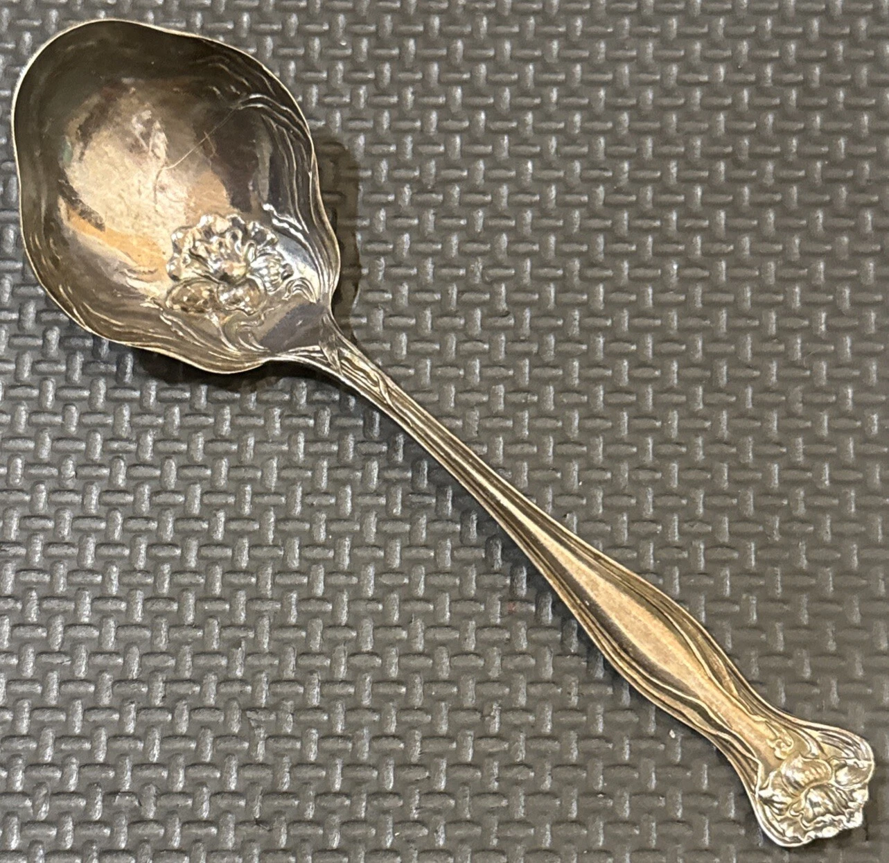 Antique Silver Plate Cream Sauce Ladle Rogers & Bro Mystic 1903