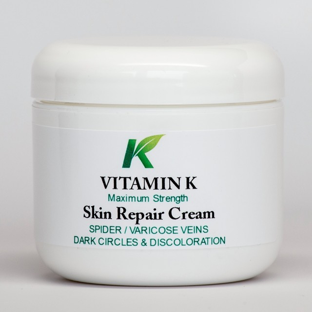 Vitamin K Cream Spider Veins Under Eyes Dark Circles Bruising Scars