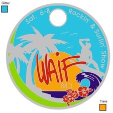 ROCKIN' SURFIN' RARE LIMITED EDITION PATHTAG sparkle glitter/transparent v4