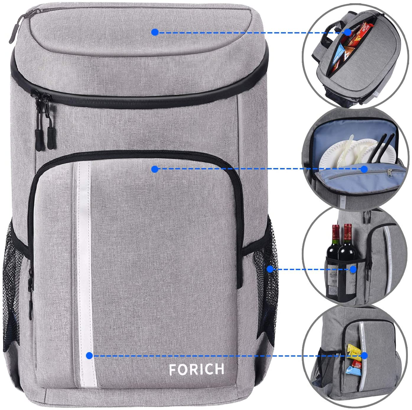 Leakproof Insulated Waterproof Backpack Cooler Lightweight Bag