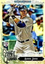 2017 GYPSY QUEEN  AARON JUDGE RARE GREEN BACK  50 MADE NRMT-MT OR BET TOPPS #168
