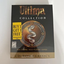 Ultima Collection CD ROM Classics Big Box PC 1998 Sealed New NOS