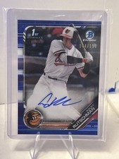 2019 Bowman Draft Chrome Picks Autograph Adley Rutschman #CDA-AR card