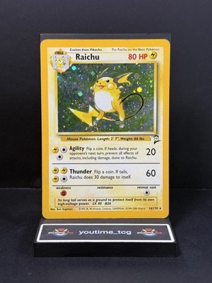Pokémon Base Set 2 Holo Raichu #16 HP