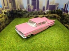 Vintage Early Original Corgi Toys 220 Chevrolet Impala Pink With Silver Trim