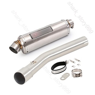 For Yamaha Tenere 700 XTZ07 2019-2025 Exhaust Mid Pipe Slip On Tail Muffler Pipe