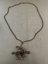 Collana con ciondolo vintage periodo vichingo bronzo jingle amuleto talismano KOPI