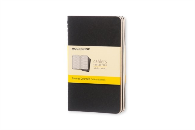 MOLESKINE SQUARED CAHIER - BLACK COVER (3 SET) (PB 2004) - Image 2