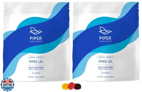 Piper LDL Clinical Strength Healthy Cholesterol Gummies (2280 mg Plant Sterol