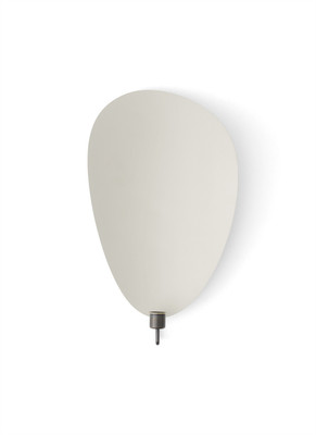 Audo Flambeau Wandleuchte Lampe H40 Messing brüniert Grau Beleuchtung