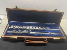 Vintage 1960s Gemeinhardt M2 Silver Plated Flute With Case. Excellent Condition 