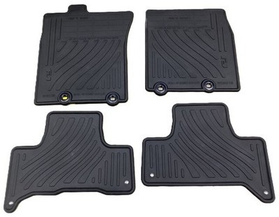 Genuine Toyota FJ Cruiser Front & Rear Rubber All Weather Mats 4PC Black PT206-3