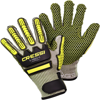 Cressi Hex Grip Gloves Lime S