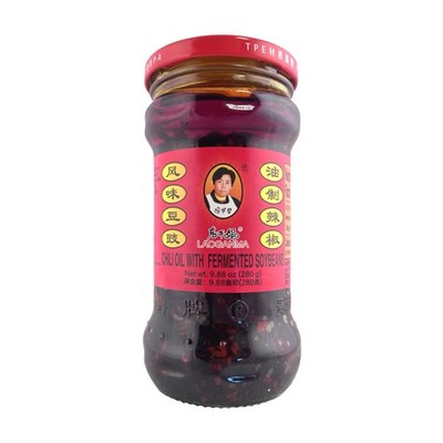 Lao Gan Ma Chili Oil With Black Bean 9.88 Oz Bold Flavor Savory Condiment