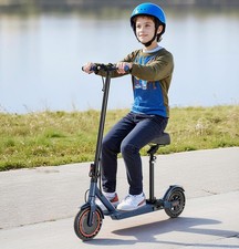 Sigravy 350W Electric Scooter for Adults 16MPH Foldable w/APP, phone holder-Blue