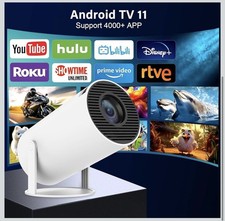 Portable 2.4/5G WiFi Mini Smart Projector Bluetooth Home Video Projector Android