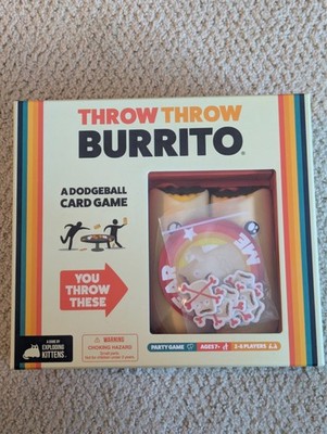 Exploding Kittens Throw Throw Burrito 2-6 Players - Ages 7+ - 15 Minutes to Play
