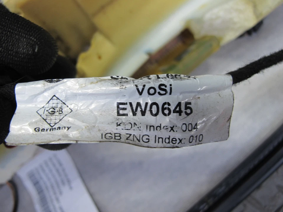 BMW E88 135i 2008 convertible asiento deportivo delantero derecho inferior cuero cojín OEM Foto 4 de 4