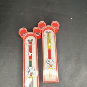 Mickey & Co. Disney Mickey Mouse Ballpoint Pens Set of 2 in Red Case