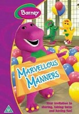 Barney Marvellous Manners (2004) Barney DVD Region 2 New & Sealed
