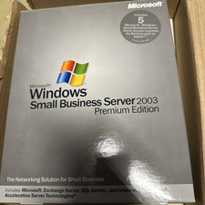 Microsoft Windows Small Business Server 2003 Premium RETAIL Sealed Box NEW