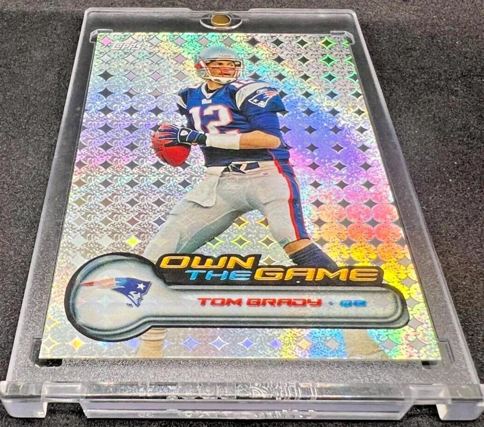 TOM BRADY TOPPS SILVER HOLO REFRACTOR EARLY YEAR PATRIOTS SUPER BOWL MVP MINT — 第 2/4 张图片