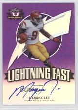 2014 Leaf Valiant Lightning Fast Purple 7/25 Marqise Lee Rookie Auto RC 0v1
